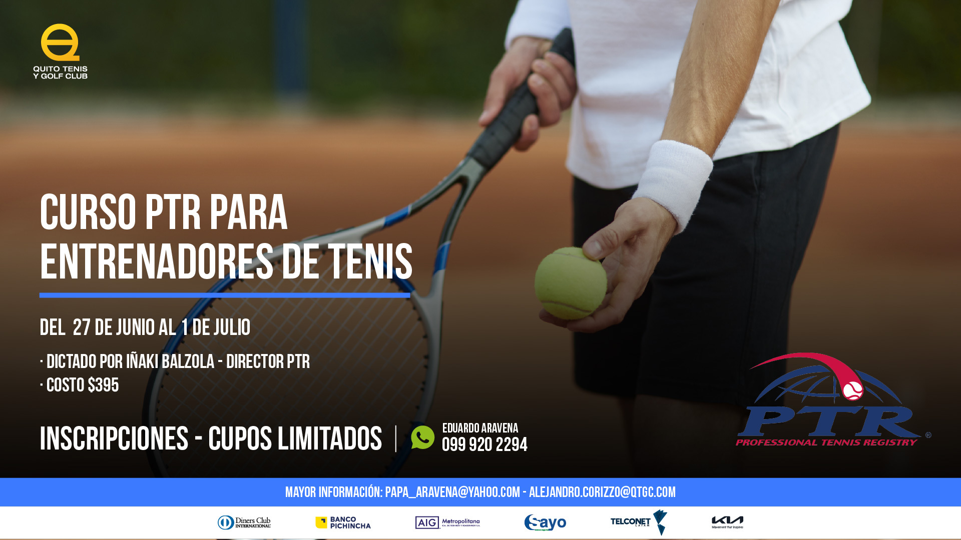 Entrenadores Tenis QTGC Ecuador