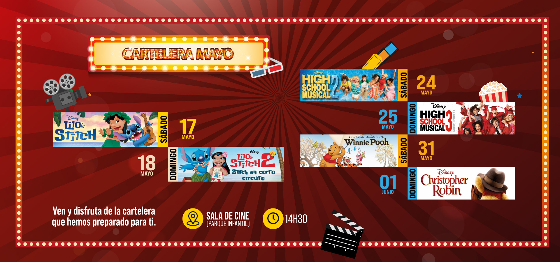 Cartelera QTGC Ecuador