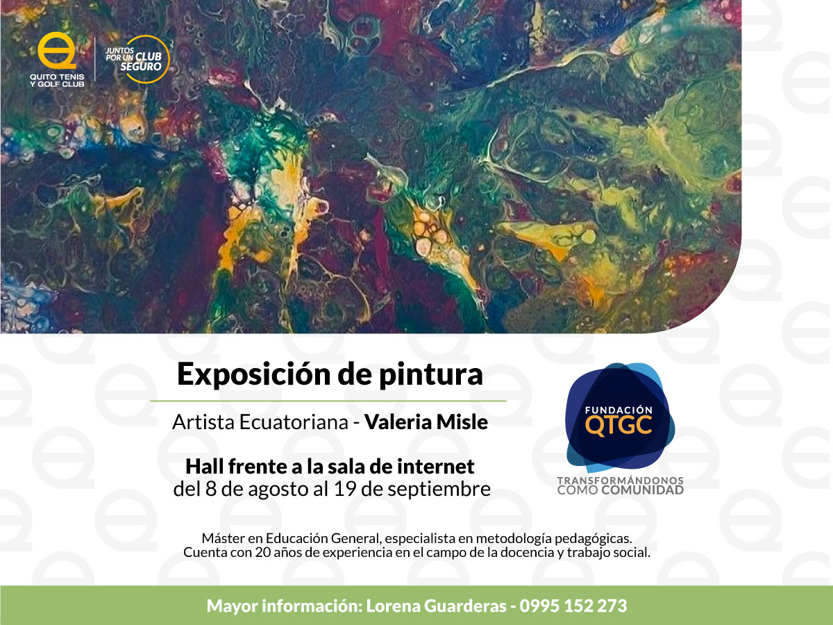 Exposición de arte QTGC Ecuador