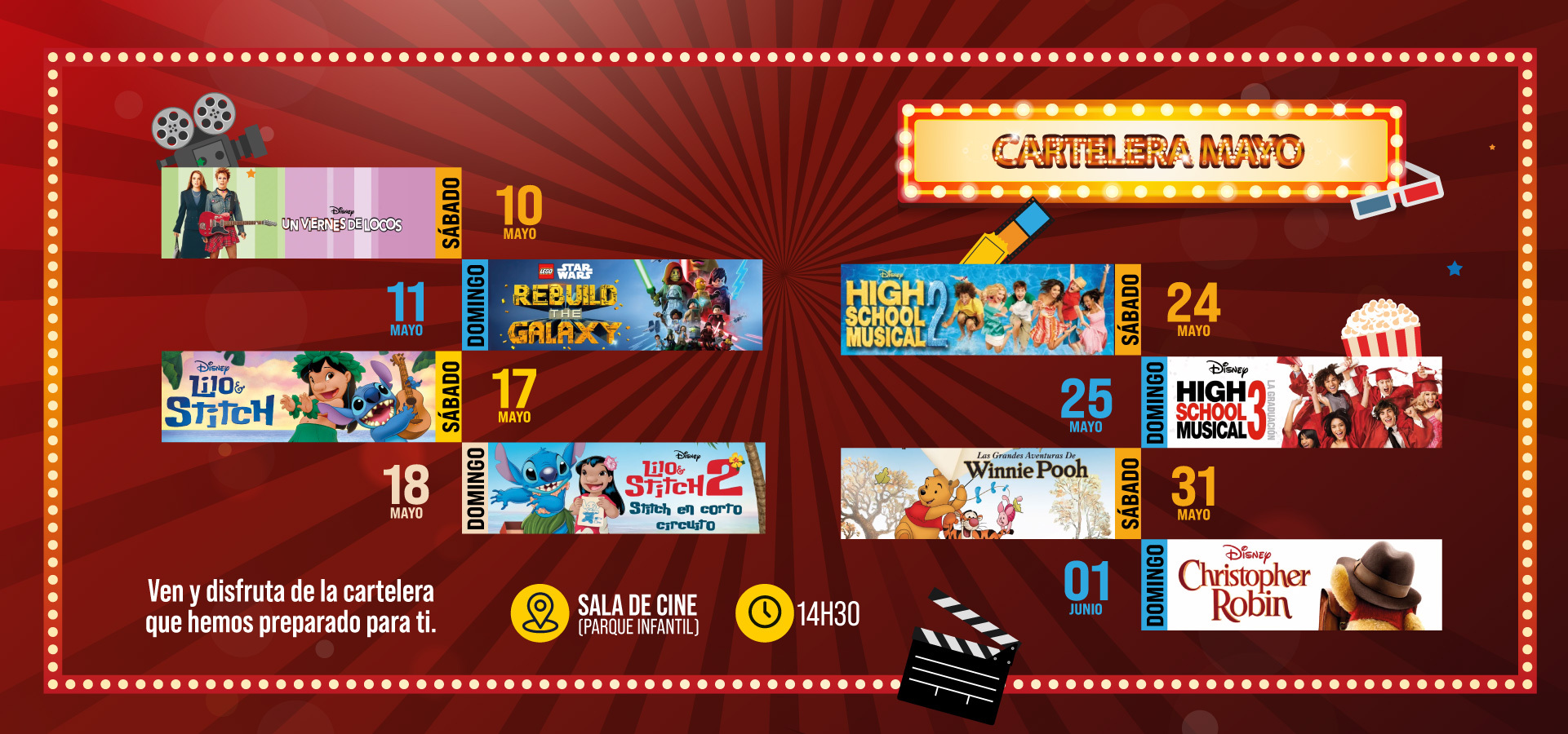 Cartelera QTGC Ecuador