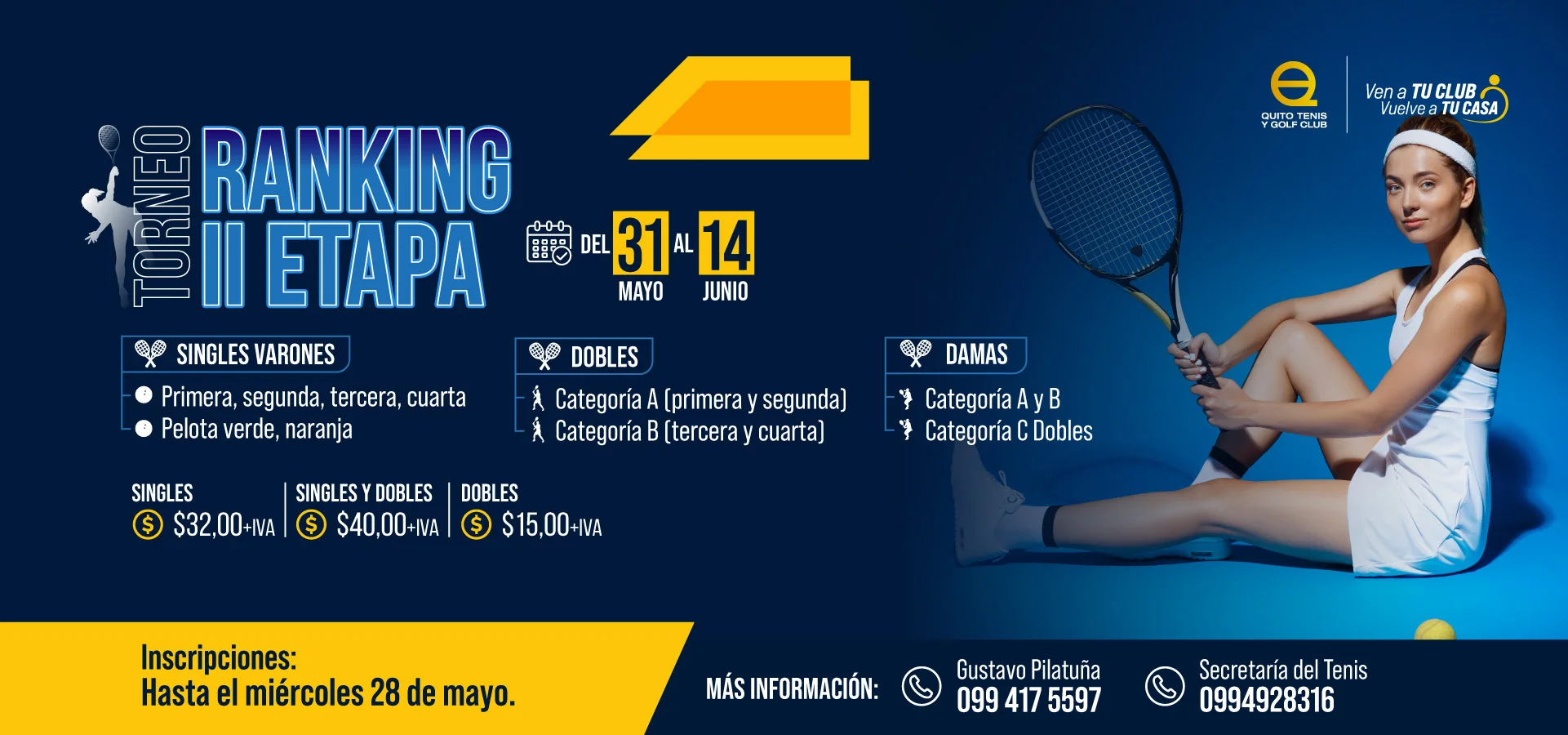 Torneo Raking II Etapa QTGC Ecuador
