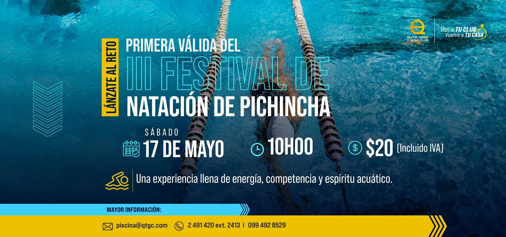 III Festival de Natación de Pichincha QTGC Ecuador